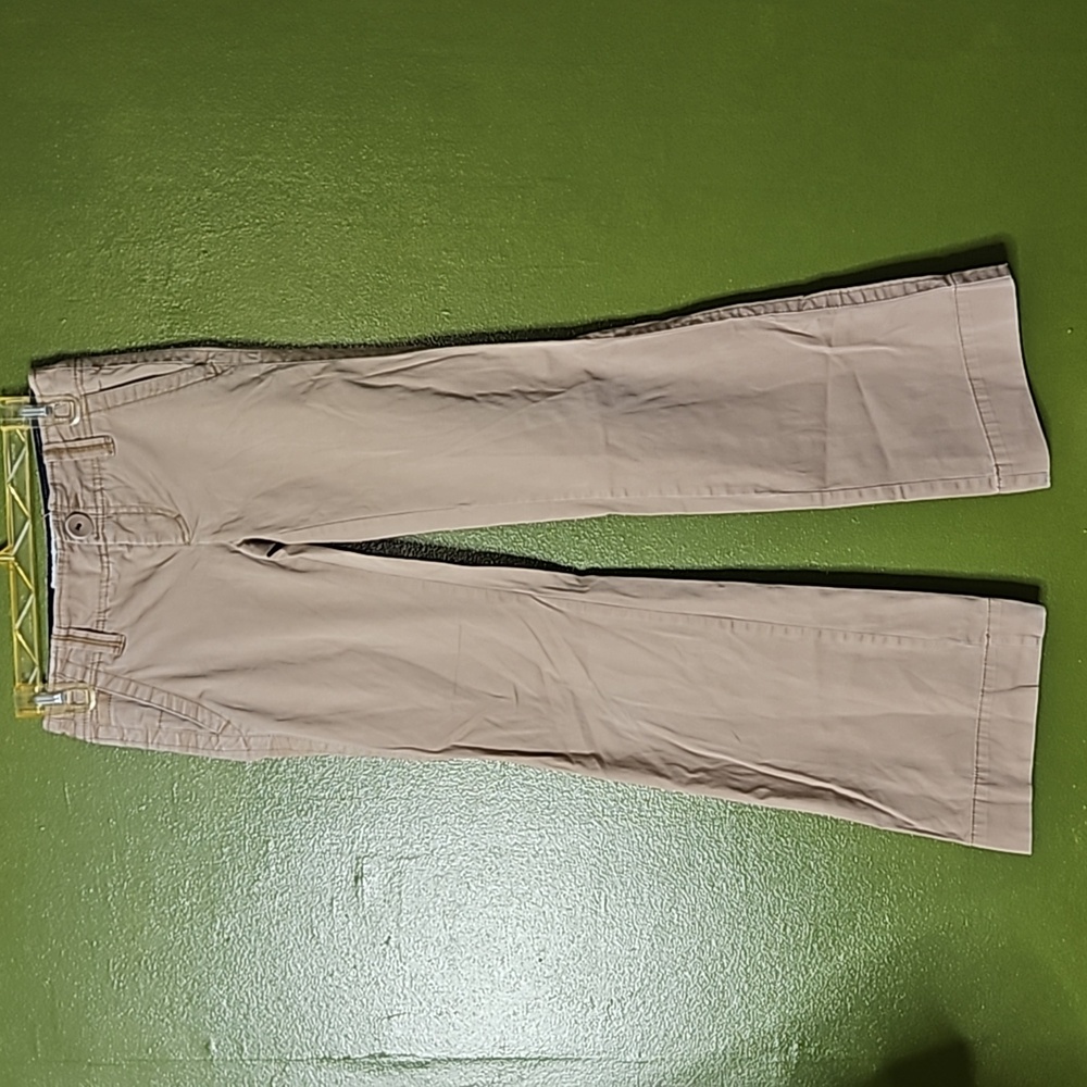 American Eagle Kick Boot Super Stretch Khaki Pants Size 0